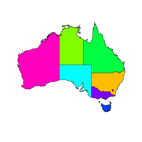 Image map-australia-states